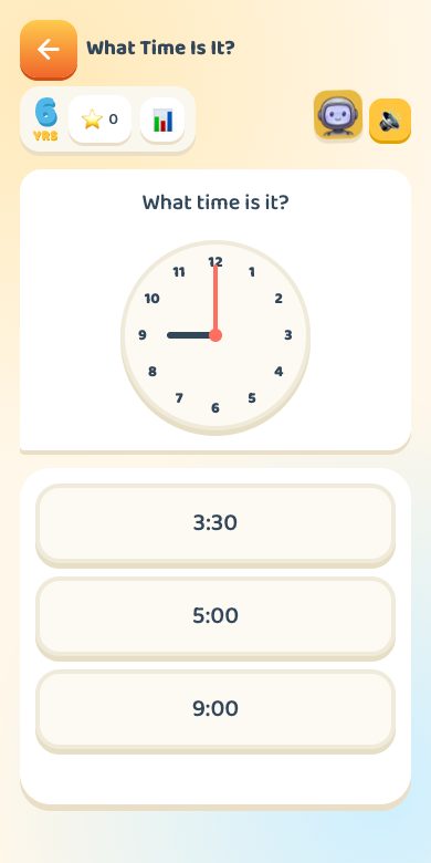 What Time Is It? — Age 6