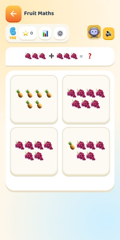 Fruit Maths — Age 6