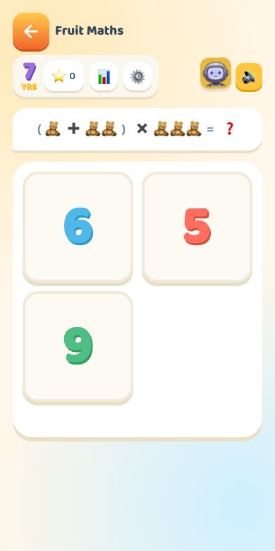 Fruit Maths — Age 7