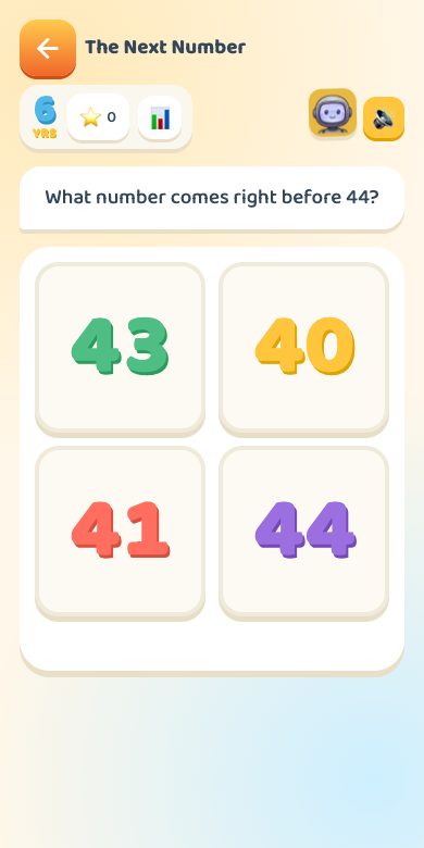 The Next Number — Age 6