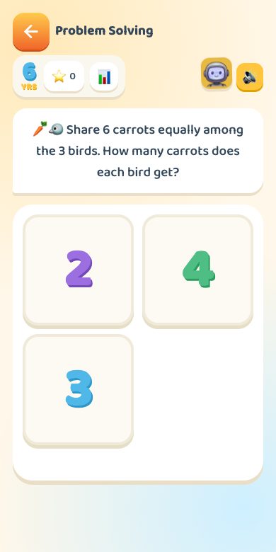 Problem Solving — Age 6