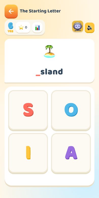 The Starting Letter — Age 6
