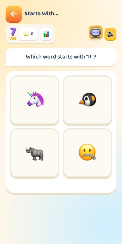 Starts With… — Age 7