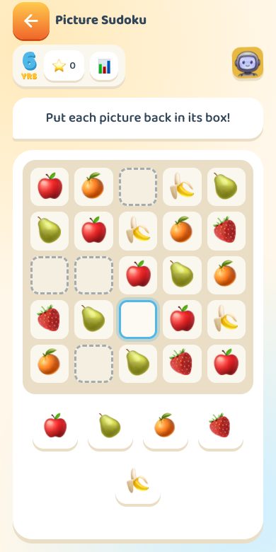 Picture Sudoku — Age 6