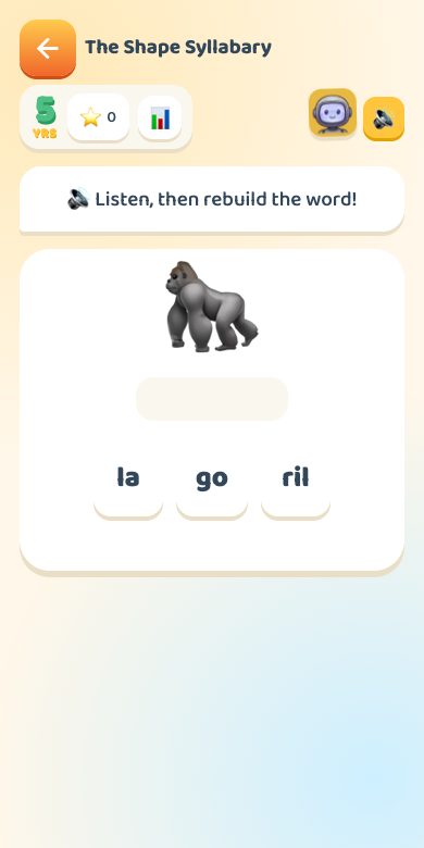 The Shape Syllabary — Age 5
