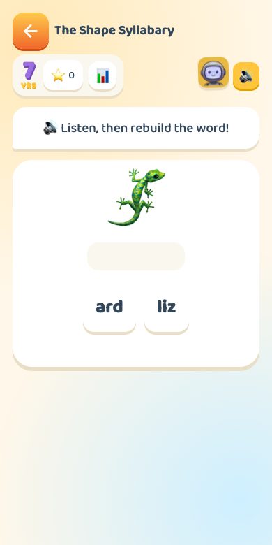 The Shape Syllabary — Age 7