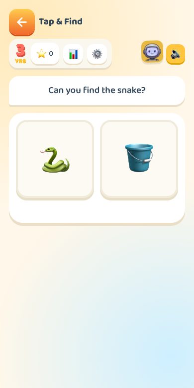 Tap & Find — Age 3